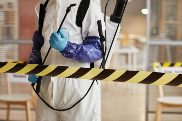 Professional Hoarding Cleanup technician working in Saddle River, NJ